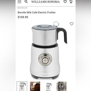 Breville Milk Cafe Electric Frother and warmer